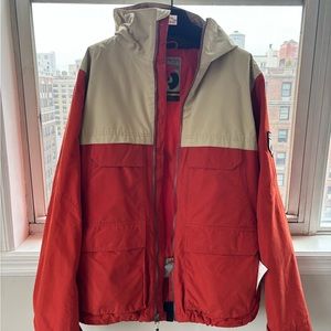 Burton burnt orange medium ski jacket